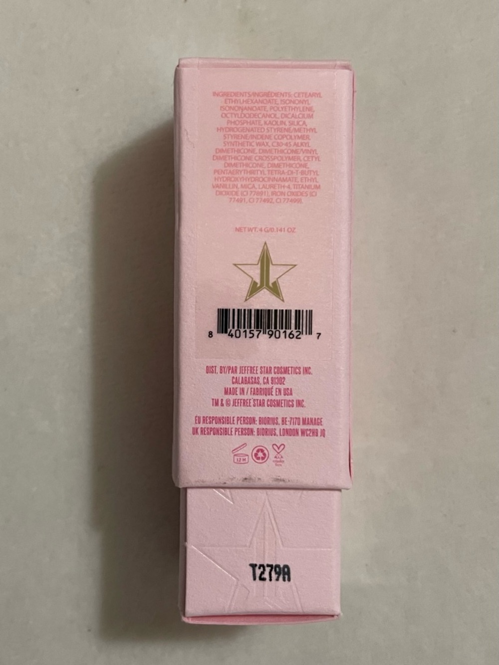 Jeffree Star Cosmetics Velvet Trap Lipstick Unphazed Tan Brown Color New - Picture 7 of 8